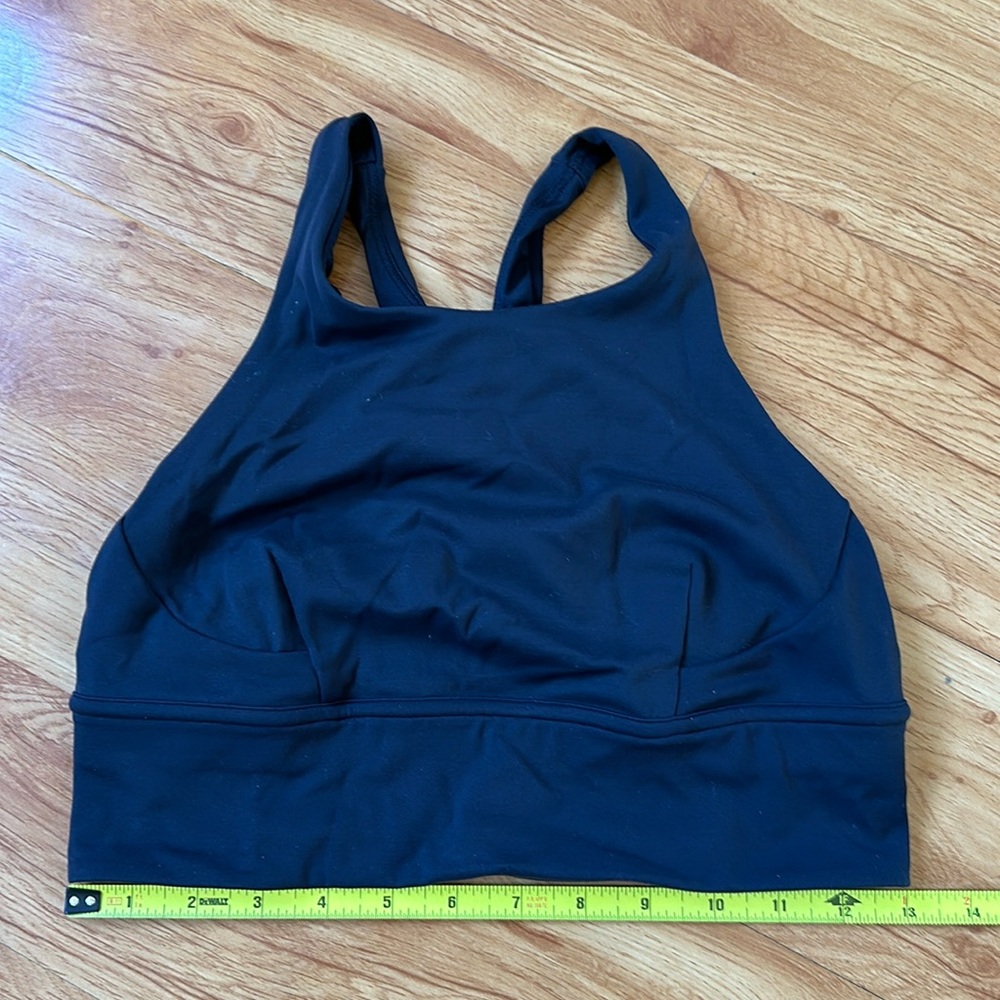 Lululemon Wunder Train Long Line Bra black size 8?